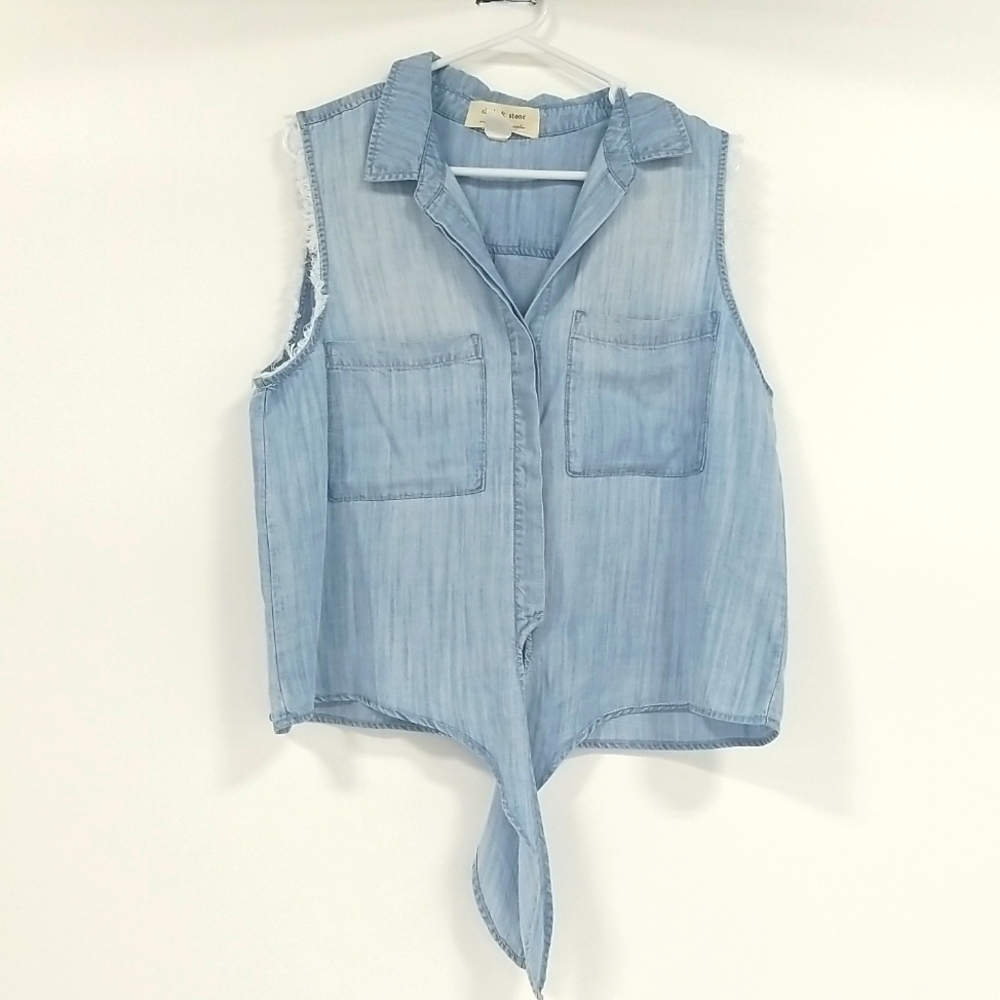 Cloth&Stone button down tank top​​​​​
